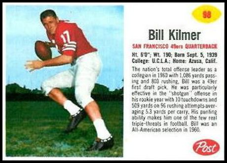 98 Billy Kilmer